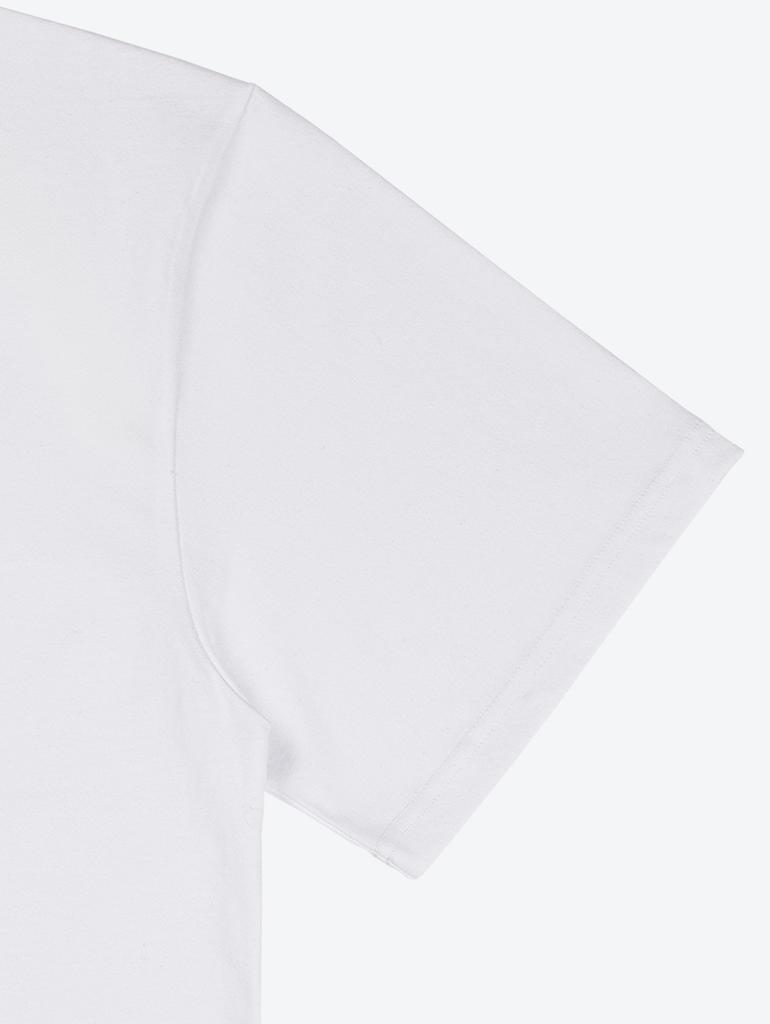 NINEZ Heart Comma Oversized Short Sleeve T-Shirt (White) 24Ts07