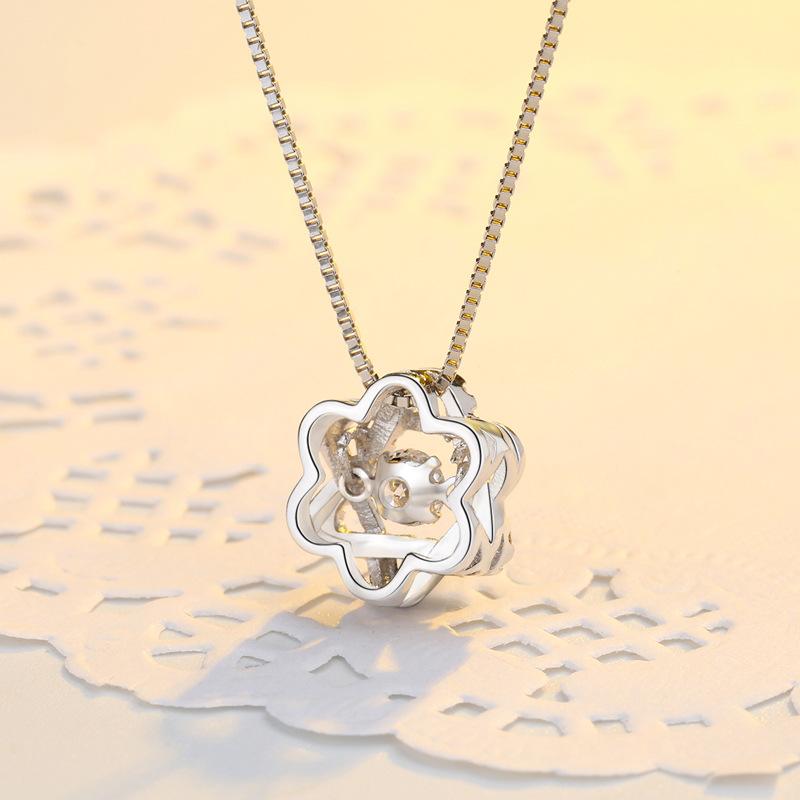 Умное ожерелье с подвеской в виде гексаграммы, корейская версия, модное простое бриллиантовое бьющееся сердце, нишевый дизайн, смысл