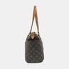 [Pre-Owned] Classic Monogram Canvas And Leather Trimmed Detail Tote Shoulder Bag - Fair #17PLSZA