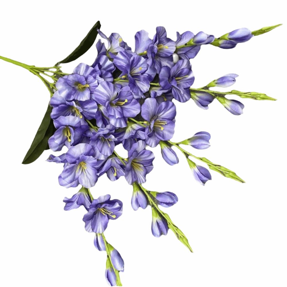62cm Artificial Gladiolus Flowers DIY Fake Flowers Artificial Hyacinth Violet Flower Home Decor