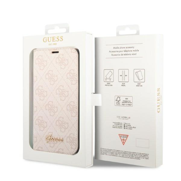 Guess Gubkp14Shg4Shp Iphone 14 / 15 / 136.1 Różowy/Pink Book 4G Vintage Gold Logo