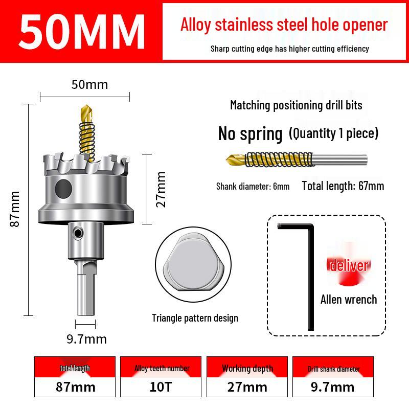 High Hardness Stainless Steel Alloy Drill Bit for Metal and Aluminum Reaming