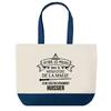 Sac Shopping - PLANETEE - Huissier Ministère De La Magie - Fond Bleu - Coton 40x45 Cm - Grand Format