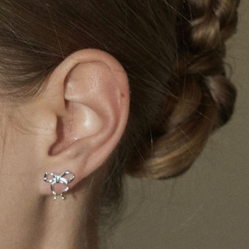 aora CRUSH RIBBON STUD EARRING #0006