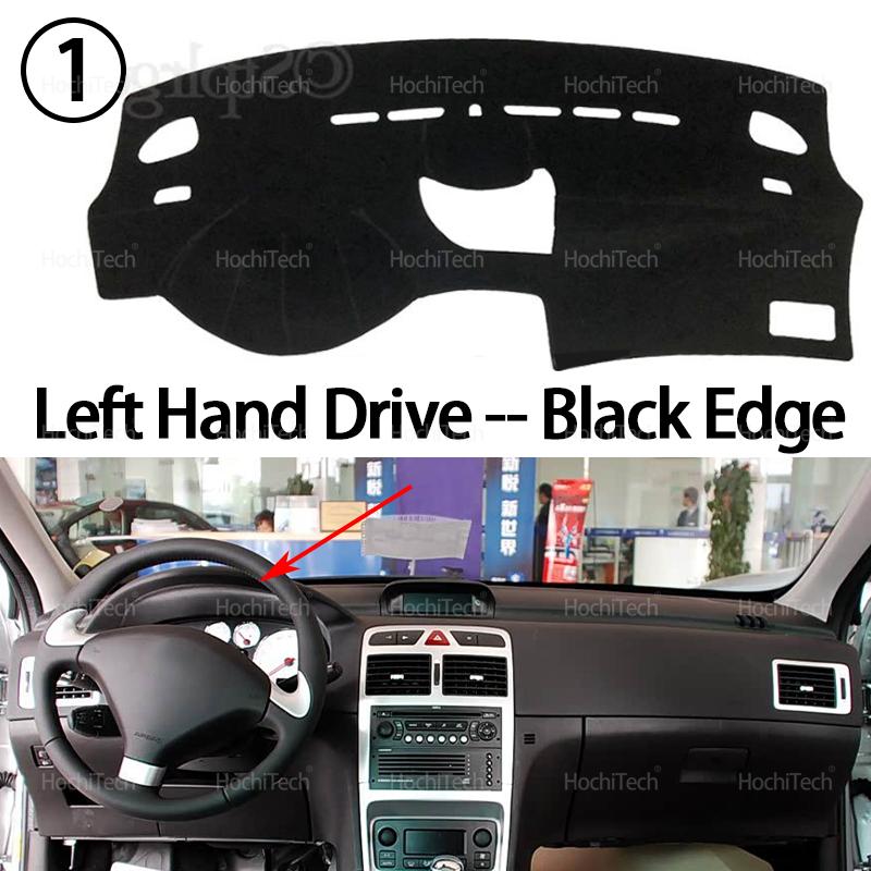 Car Dashboard Cover Avoid Light Pad trument Panel Mat Case Carpets for Peugeot 307 307sw 307cc 2002~2008 2005 2006 2007