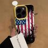 Чехол для телефона Флаг Соединенных Штатов для iPhone 17 16 Pro Max 17 15 14 Pro 11 12 13 XS Pro Plus Ударопрочный Силиконовый Мягкий Чехол