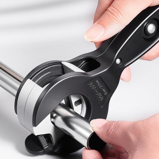 Храповый труборез Труборез Одноручный инструмент для быстрой резки труб Резак для шлангов для работы в стесненных условиях для точной резки ПВХ Меди Пластика