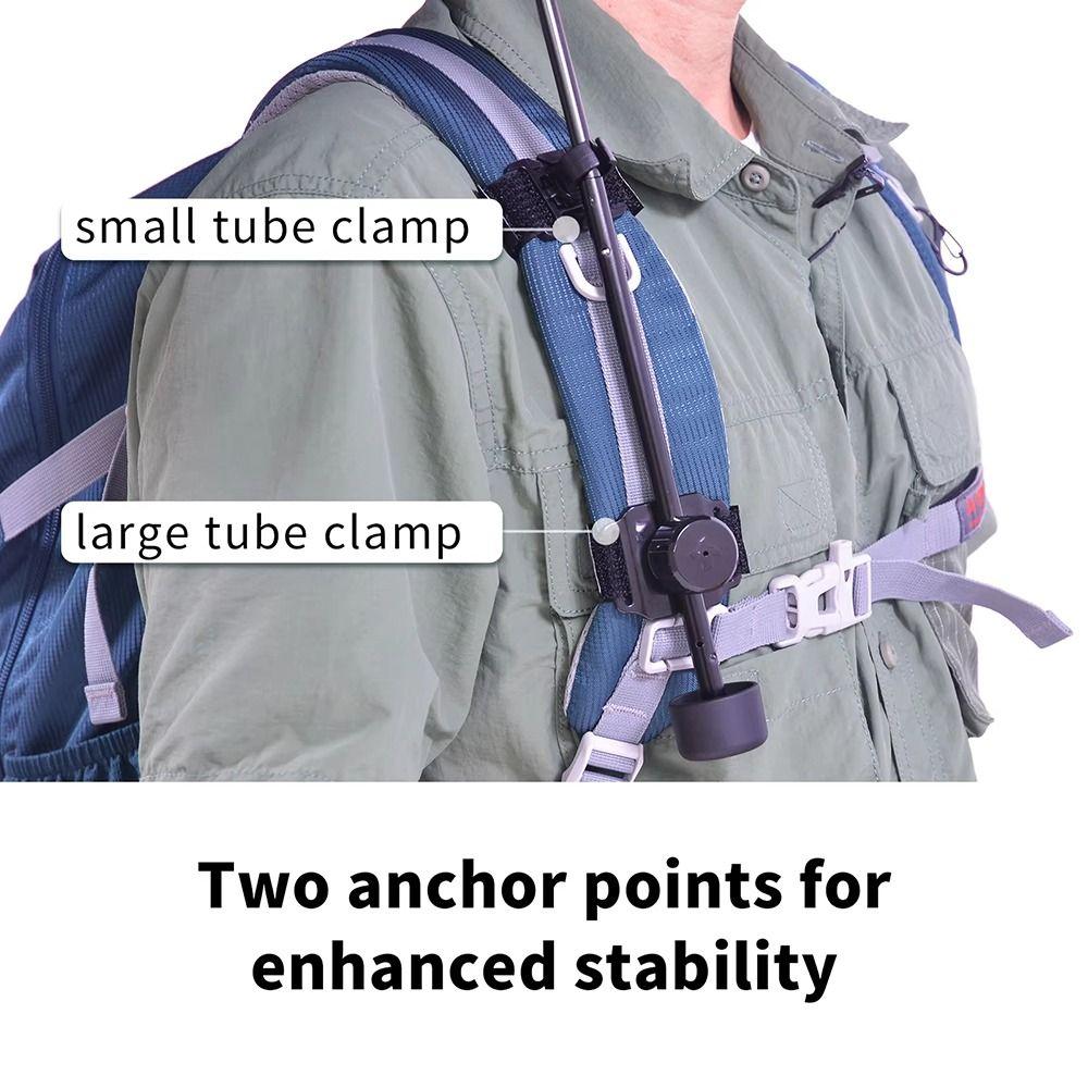 Universal Fit Backpack Umbrella Clip Adjustable Clip Fixed Umbrella Clip Golf