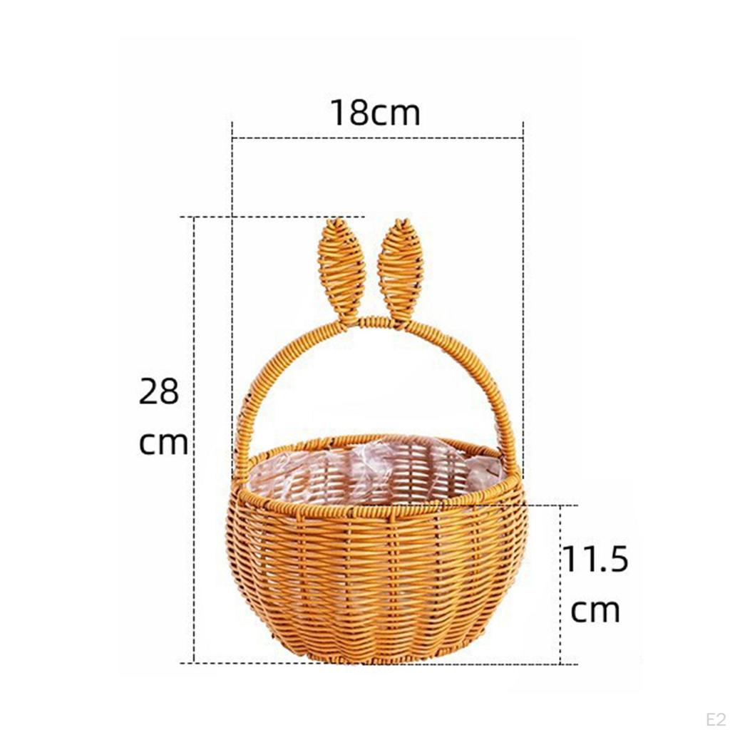 Пасхальные яйца, конфеты, подарочная корзина для хранения 18x28 см, милое украшение, многофункциональное для яиц