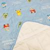 MORIPiLO Pokemon Fitted Sheet, Single (Pikachu & Paldea Friends, Soft & Fluffy, All-Season Use) Summer & Winter Bedding, Bed Mattress Sheet, Blue, 100