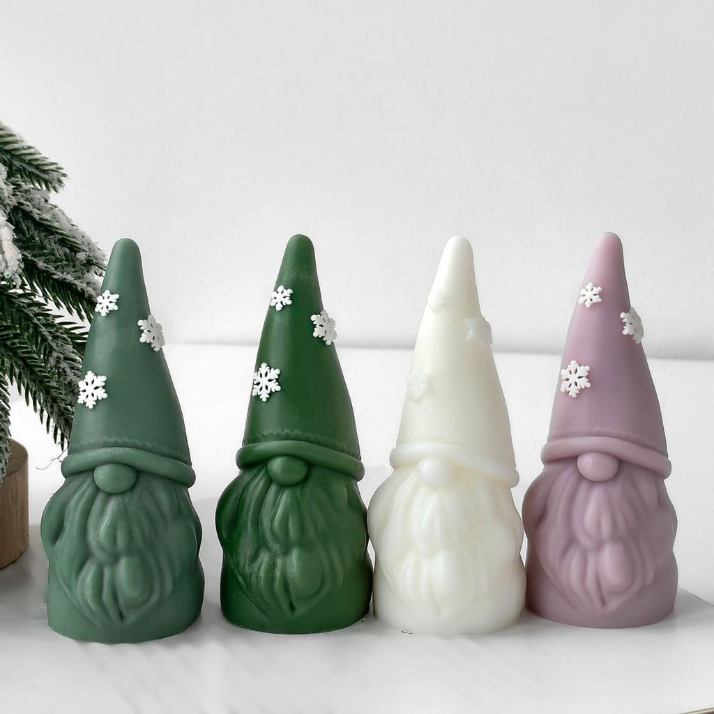 Dwarfs Candle Molds Handmade Castings Molds Christmas Silicone Moulds Epoxy Resin Molds Plasters Molds