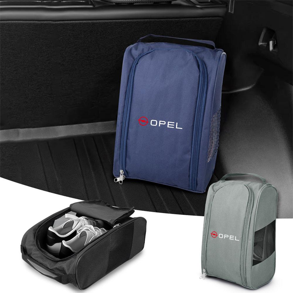 1PC Car Logo Sneaker Storage Bag Travel Outing Shoe Storage Tool Car Accessories For Opel OPC Astra J H G Corsa Car Wheel Hubcap DP2
