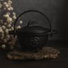 Cast Iron Cauldron With Pentagram 5x9 Cm