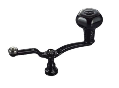LIVRE 11792 UNION 52-58 Серия B Катушка с ручкой PT35B для Daiwa DS Спиннинг справа, Полностью черная, UN52-58KB35DR
