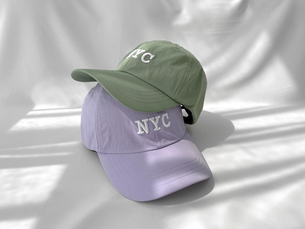Women's Unisex NYC Nylon Ball Cap Basic Cap