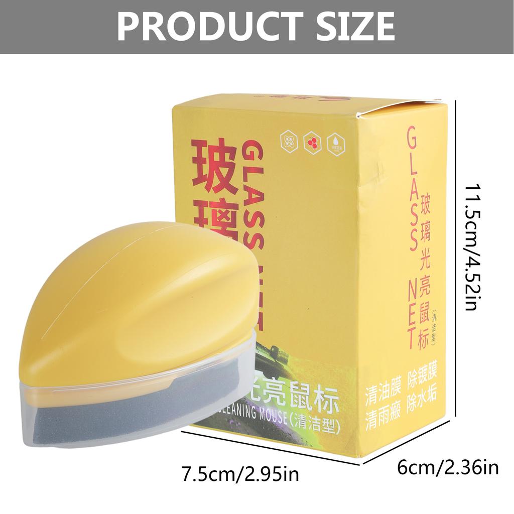 Доска для чистки стекол Щетка для чистки автомобильных стекол Средство для удаления масляной пленки с лобового стекла Покрытие автомобильных стекол Мышь для чистки стекол
