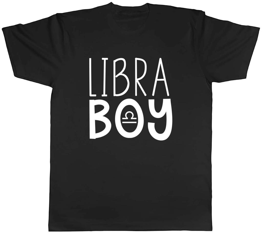 Libra Zodiac Boy Mens Unisex T-Shirt Tee