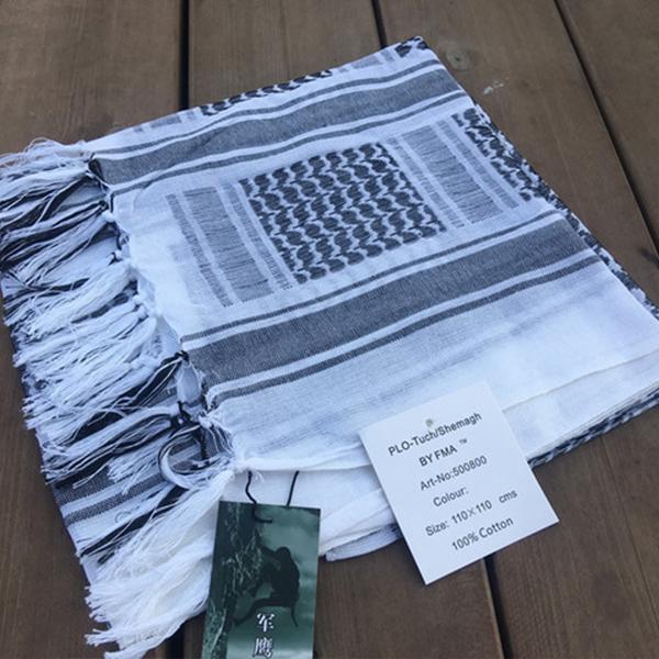 Fashion Shemagh Mens Square Outdoor Shawl Military Arab Tactical Desert Army Shemagh KeffIyeh Arafat Scarf Fashion