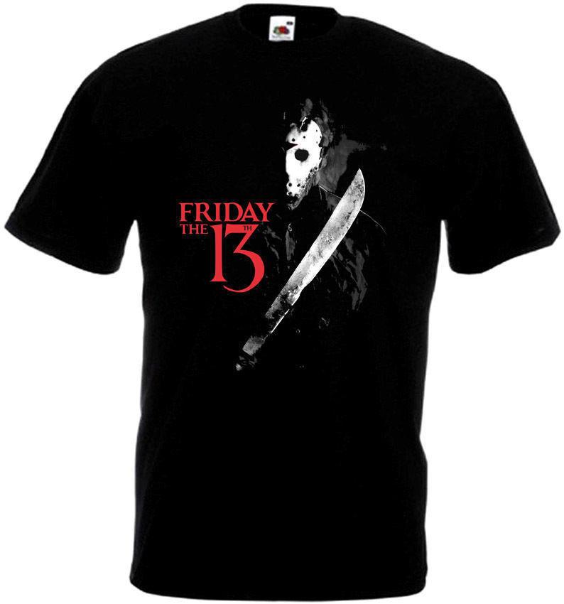 Friday The 13th v17 T shirt black movie poster all sizes S-5XL