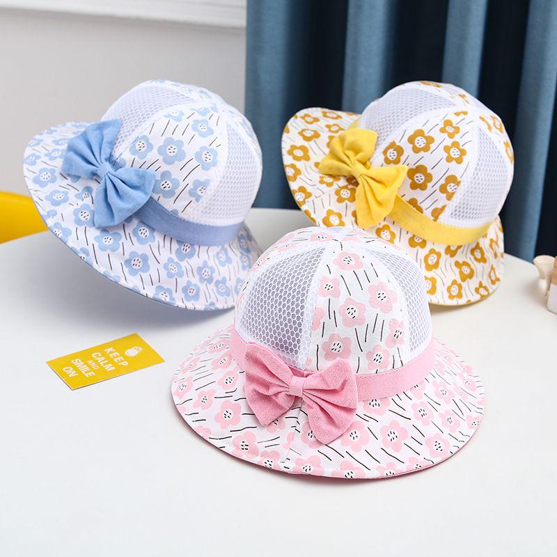 Baby Hat Summer Thin Style Children's Sunscreen Sun Hat Net Fisherman Hat Boys and Girls Baby Sun Hat Summer Style