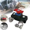 Manual/Auto Car Battery Disconnect Switch - 12V/24V Circuit Breaker with Anti-Leakage Protection for Universal Auto Use