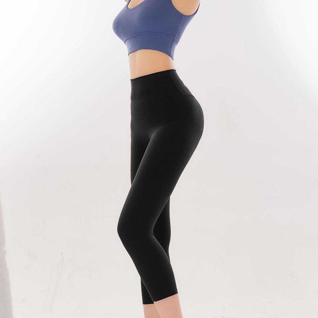 Женские леггинсы Cross-Border Sports: Облегающие штаны для йоги Peach-Lift, длина 7/8