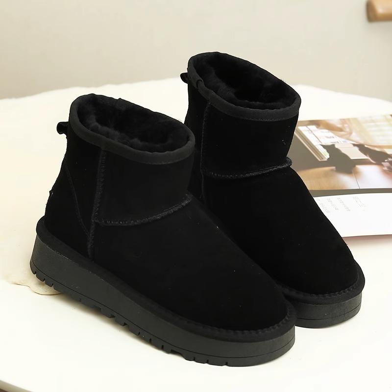 Зимние ботинки женские зимние ботинки женские ботинки на платформе теплые плюшевые хлопковые ботинки утолщенные зимние женские ботинки на плоской подошве нескользящие ботинки женские
