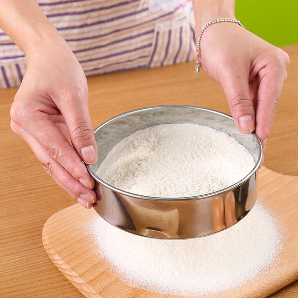 Cake Strainer Stainless Steel Sugar Filter Mesh Powder Colander Sifting Flour Sieve
