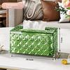 European Style Paper Towel Case Automatic Lift Paper Container Light Luxury Napkin Box  Living Room