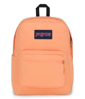 Рюкзак JanSport Superbreak Plus - Для работы, путешествий, сумка для ноутбука и книг с карманом для бутылки с водой, Абрикосовый взрыв, Один размер, Рюкзак Superbreak - Прочный и