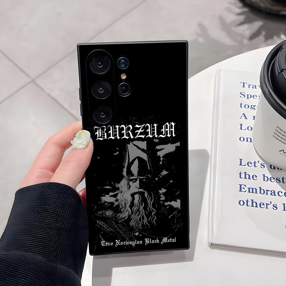 Burzums Band Rock Music Phone Case For Samsung S26 Ultra S25 Edge Ultra S23 S22 S21 S20 Ultra Plus S24 Fe Cover