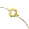 [N2832] - Gold Plated 'Love' Bracelet - 10 Mm