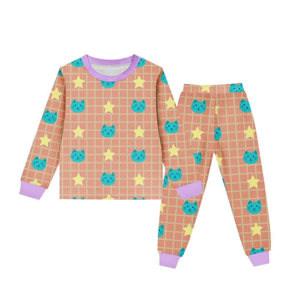 Детский костюм с круглым вырезом и длинными рукавами в стиле мультфильма