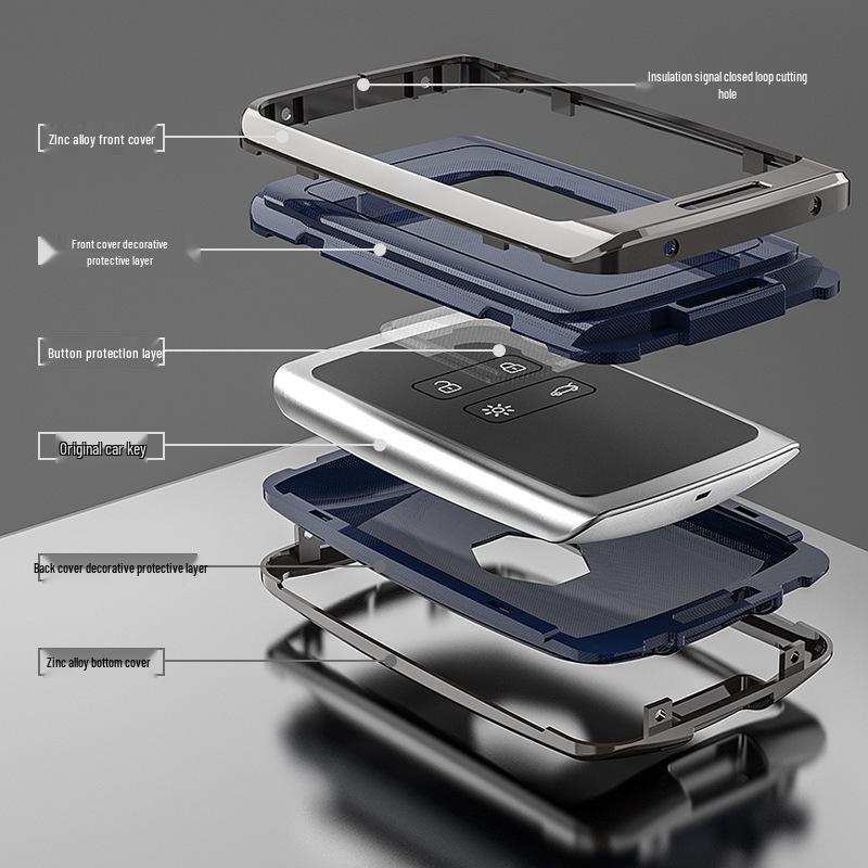 Renault Koleos Key Cover: Metal Protective Shell for Dongfeng Renault Models