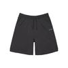 Solid Color Brand Logo Print Lace-Up Shorts Men Bottoms Black VN000FRN1O71