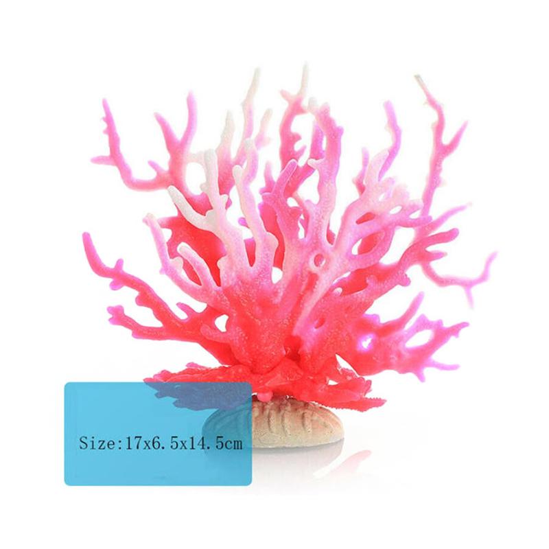 1 шт. подводные искусственные коралловые водные растения ландшафтные украшения для аквариума