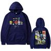 Rapper Bad Bunny DTMF DeBi TiRAR MaS FOToS Tour  Men's hoodie fashion hip-hop retro streetwear