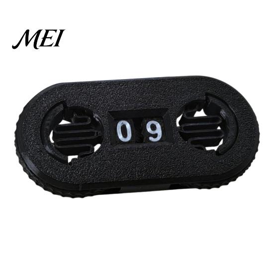 Black Yellow Blue Red Lock Life Counter, 3D Printed Digital with Elastic Buckle, Two-Digit Health Bright Color Combination Tracker Counter for Privacy