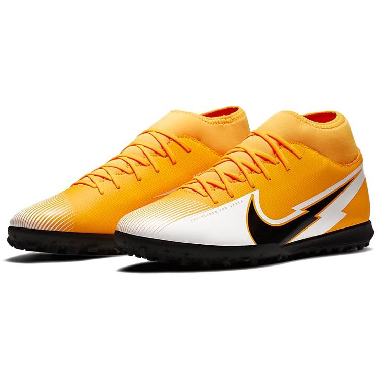 Nike Футбольные бутсы Mercurial Superfly 7 Club TF для искусственного покрытия 'Черный Желтый' Мужские AT7980-801