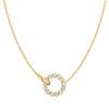 ANIA HAIE Interlinked Circle Pave 925 Silver Necklace N056-01G