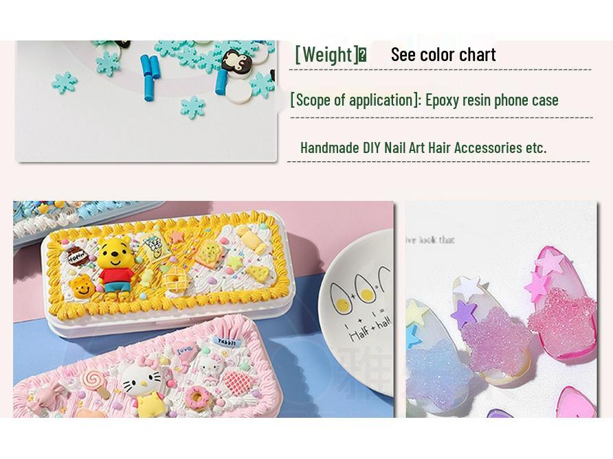 Yaleduo DIY Фруктовые полимерные слайсы для слайма, поделок и декора для нейл-арта