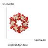 High-Grade Temperament Alloy Rhinestone Bauhinia Flower Ring Brooch Exquisite And Versatile Women'S Clothing Corsage Jewelry Pin