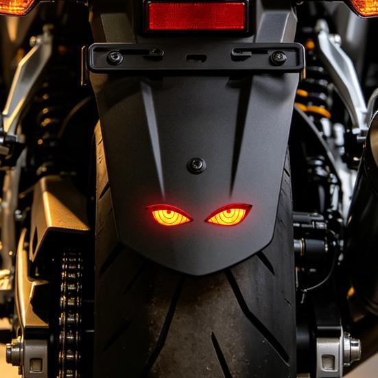 Светодиодные фонари Ghost Eye Motorcycles с водонепроницаемой динамической подсветкой, задние фонари для автомобиля и транспортного средства