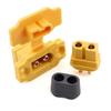 Amass XT60BE Male Plug Black Yellow Female Plug New XT60BE-M-F Connector for RC FPV Motor ESC
