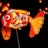 Carp Lantern DIY Handheld Chinese New Year LED Fish Lantern for Party Traditional Festival Decorations