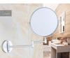 Wall-Mounted Rotating Double-Sided Vanity Mirror with Magnification