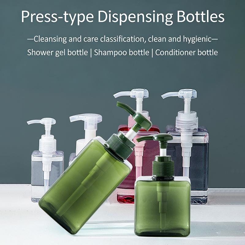 100-650 мл квадратная бутылка жидкого мыла взбитый мусс точки розлива шампунь лосьон гель для душа насос дозатор для мыла Bottlesnding