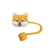 Cute Cartoon Silicone Drinkware Splash Proof Straw Topper Dust Cap Straw Cover Cup Accessories