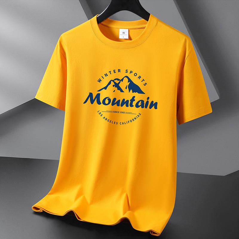 Мужская футболка Takayama с короткими рукавами из чистого хлопка, 10 цветов, S-6XL