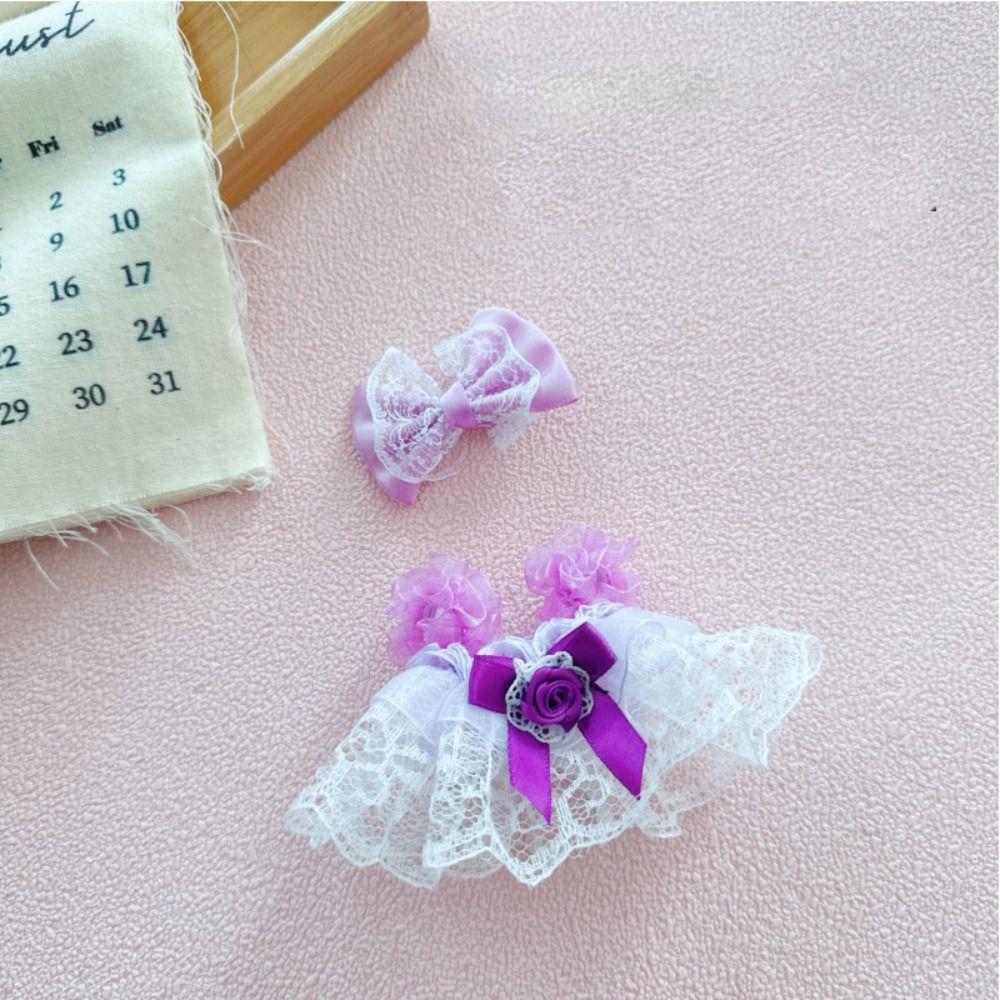 С бантом головной убор кукольная одежда платье милые хлопковые мягкие куклы новый комбинезон 10 см хлопковая кукла